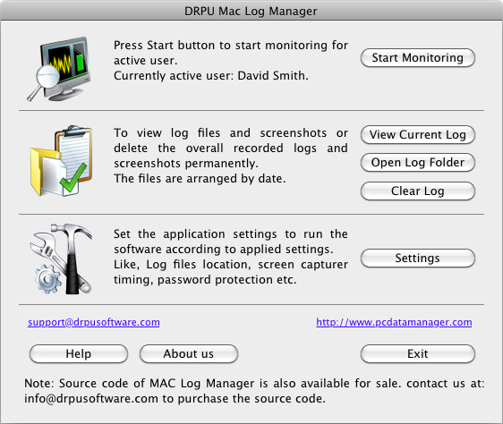 Start monitoring for active user